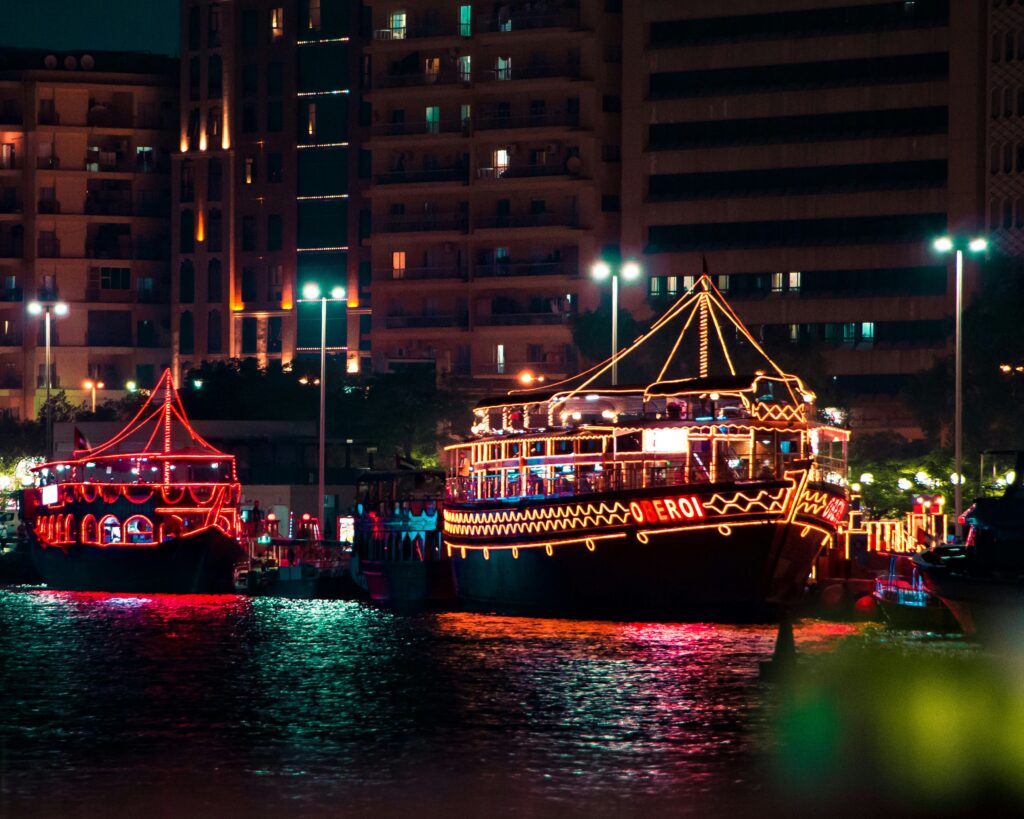 Dubai Marina dhow dinner cruise